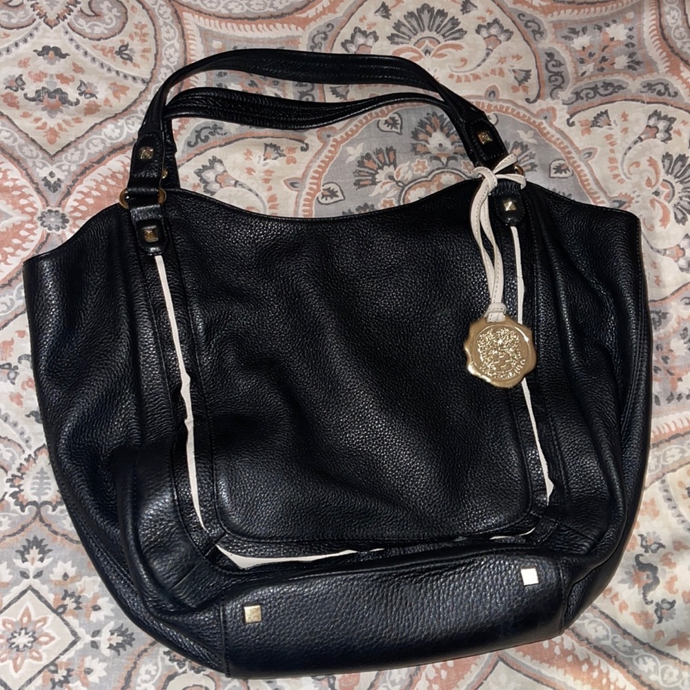 Vince Camuto Black Leather Purse